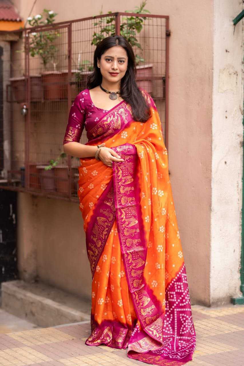 YNF CREPE KESH118 142 SAREES WHOLESALE LADIES BANDHANI BANDHEJ ZARI BORDER SAREES MANUFACTURER