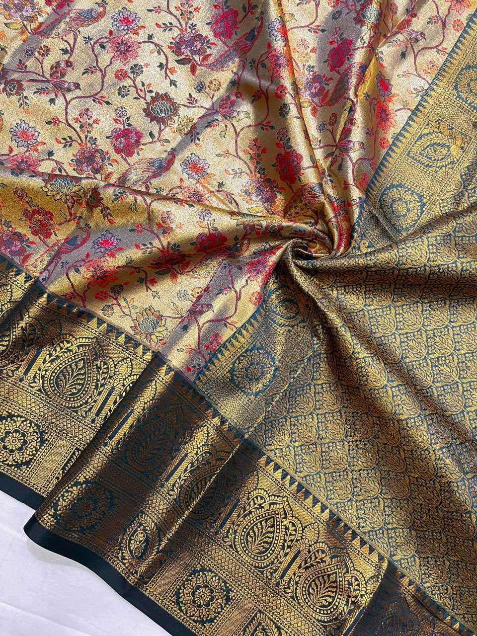 YNF DHARMAVARAM SILK RIN116 REW22 SILK SAREES WHOLESALE SOFT SILK PRINTED SILK SAREES MANUFACTURER