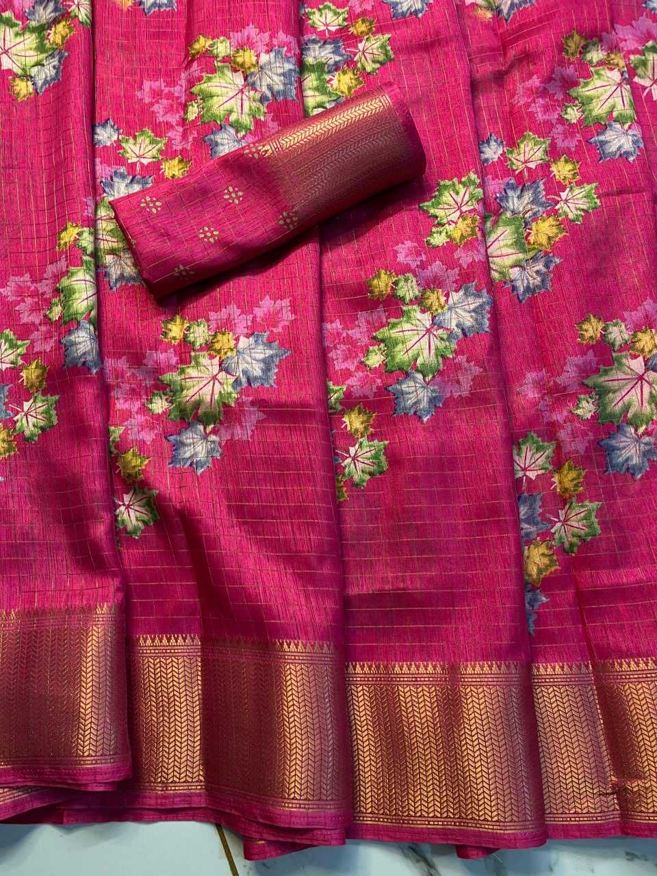 YNF DOLA SILK KESH117 RWC21 SAREES WHOLESALE PRINTED INDIAN ZARI BORDER SAREES MANUFACTURER