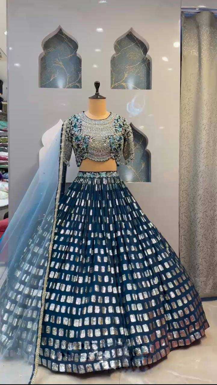 YNF GEORGETTE RIN108 1566 LEHENGA WHOLESALE WEDDING ,EMBROIDERY,DESIGNER LEHENGA MANUFACTURER