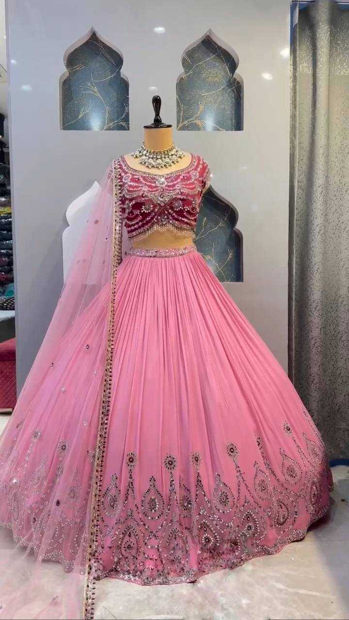 YNF GEORGETTE RIN108 1586 LEHENGA WHOLESALE DESIGNER, FANCY,BRIDAL LEHENGA MANUFACTURER