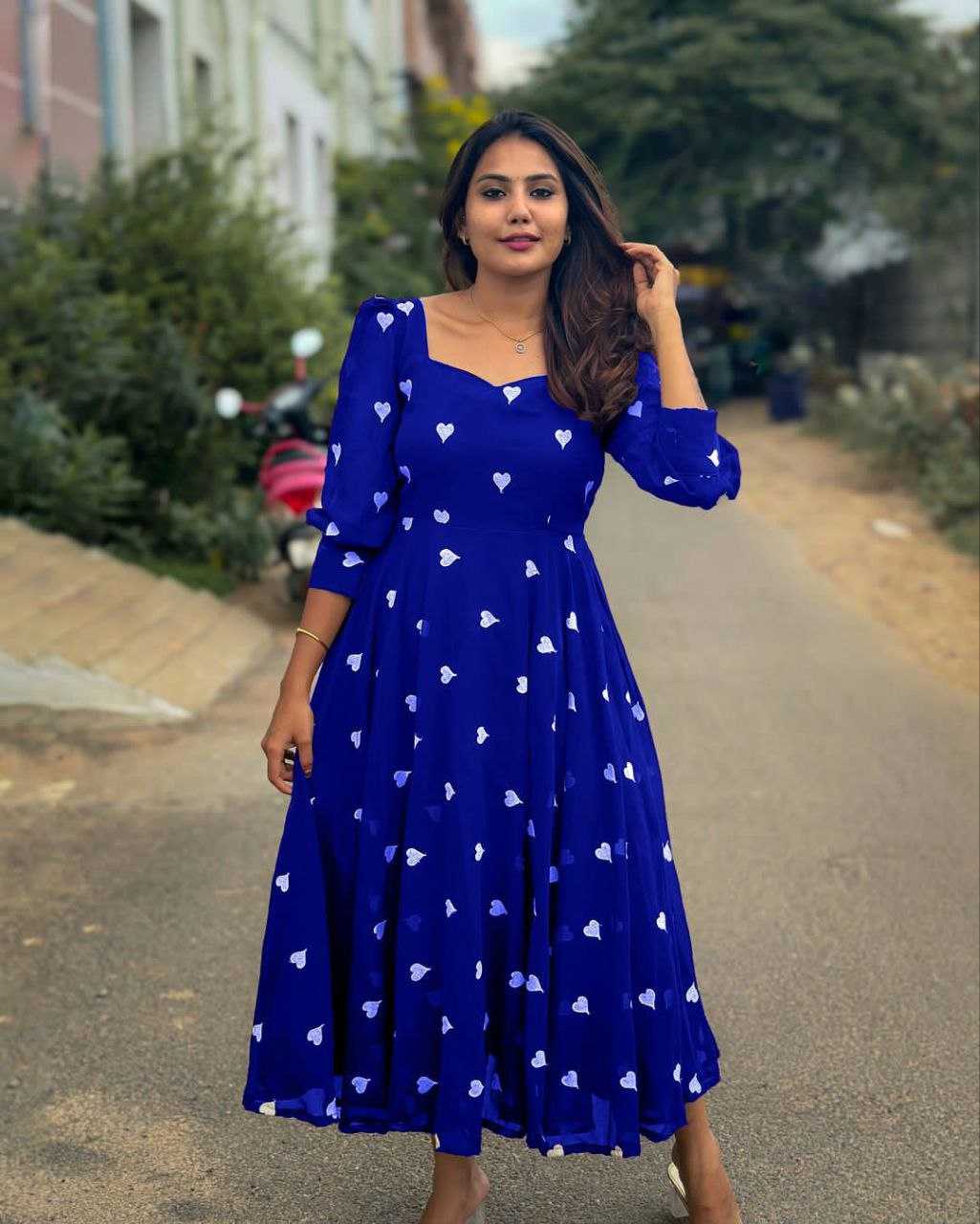 YNF GEORGETTE RIN126 260 KURTIS WHOLESALE SHORT PARTY WEAR FANCY GEORGETTE PRINTED SILK KURTIS MANUFACTURER