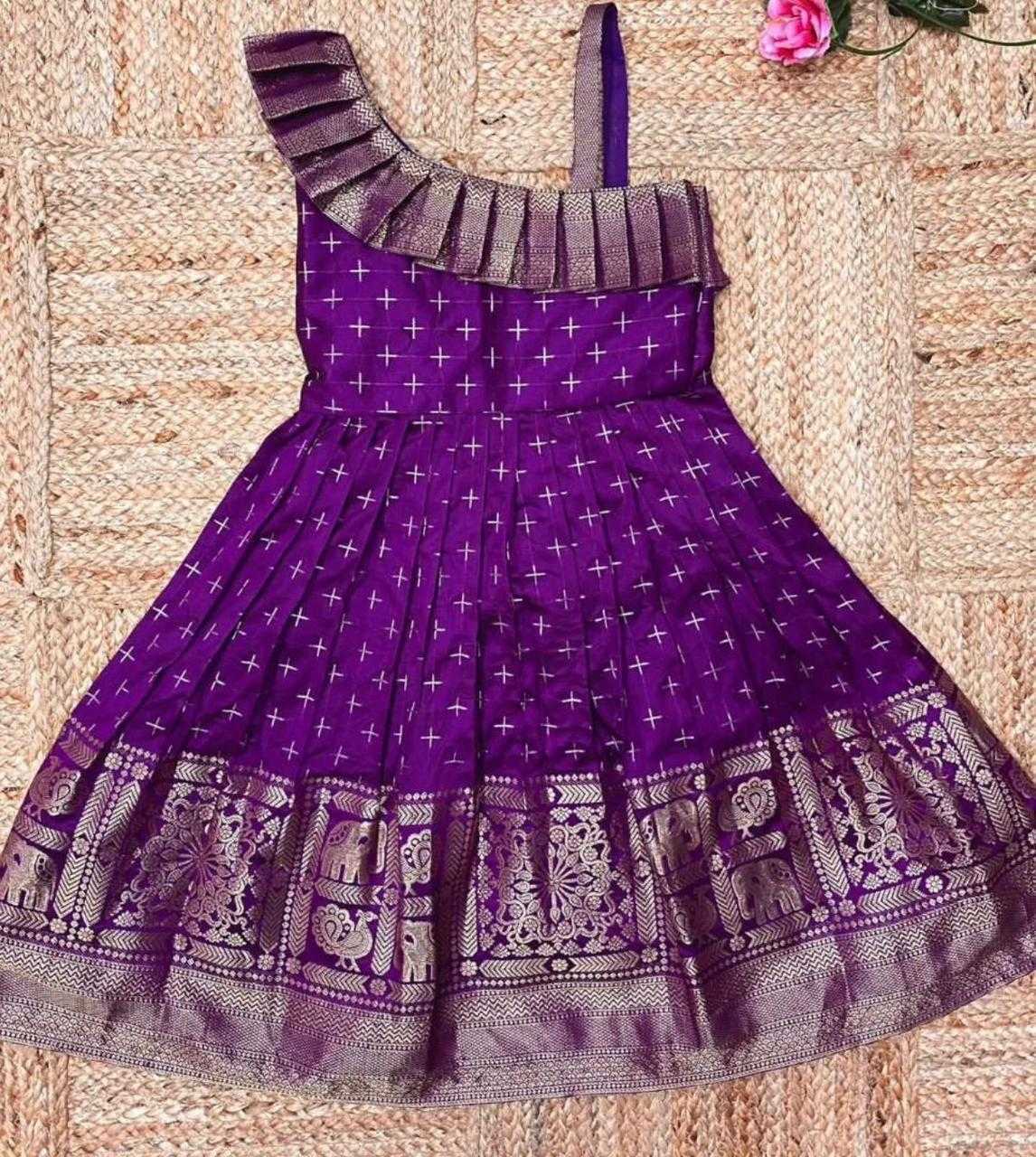 YNF JACQUARD KIDS WEAR WHOLESALE KIDS GOWNS MANUFACTURER