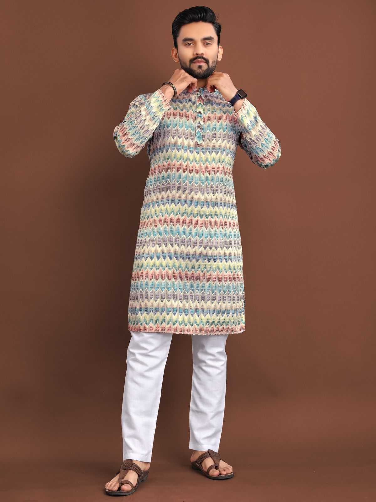 YNF JACQUARD RIN191 RIMZIM MENS WEAR WHOLESALE MENS KURTA PYJAMA MANUFACTURER