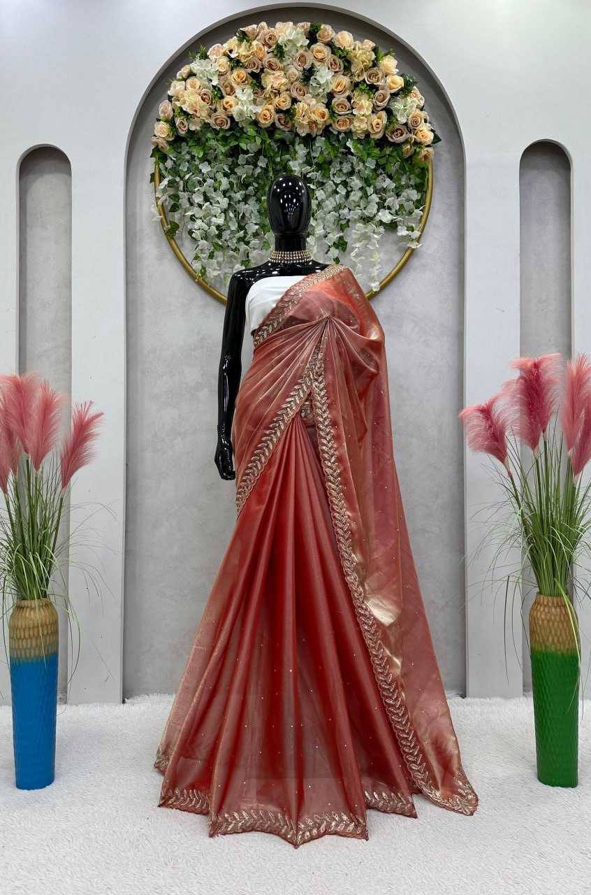 YNF JIMMY CHOO RIN133 459 SAREES WHOLESALE JIMMY CHOO SEQUENCE LACE BORDER SAREES MANUFACTURER