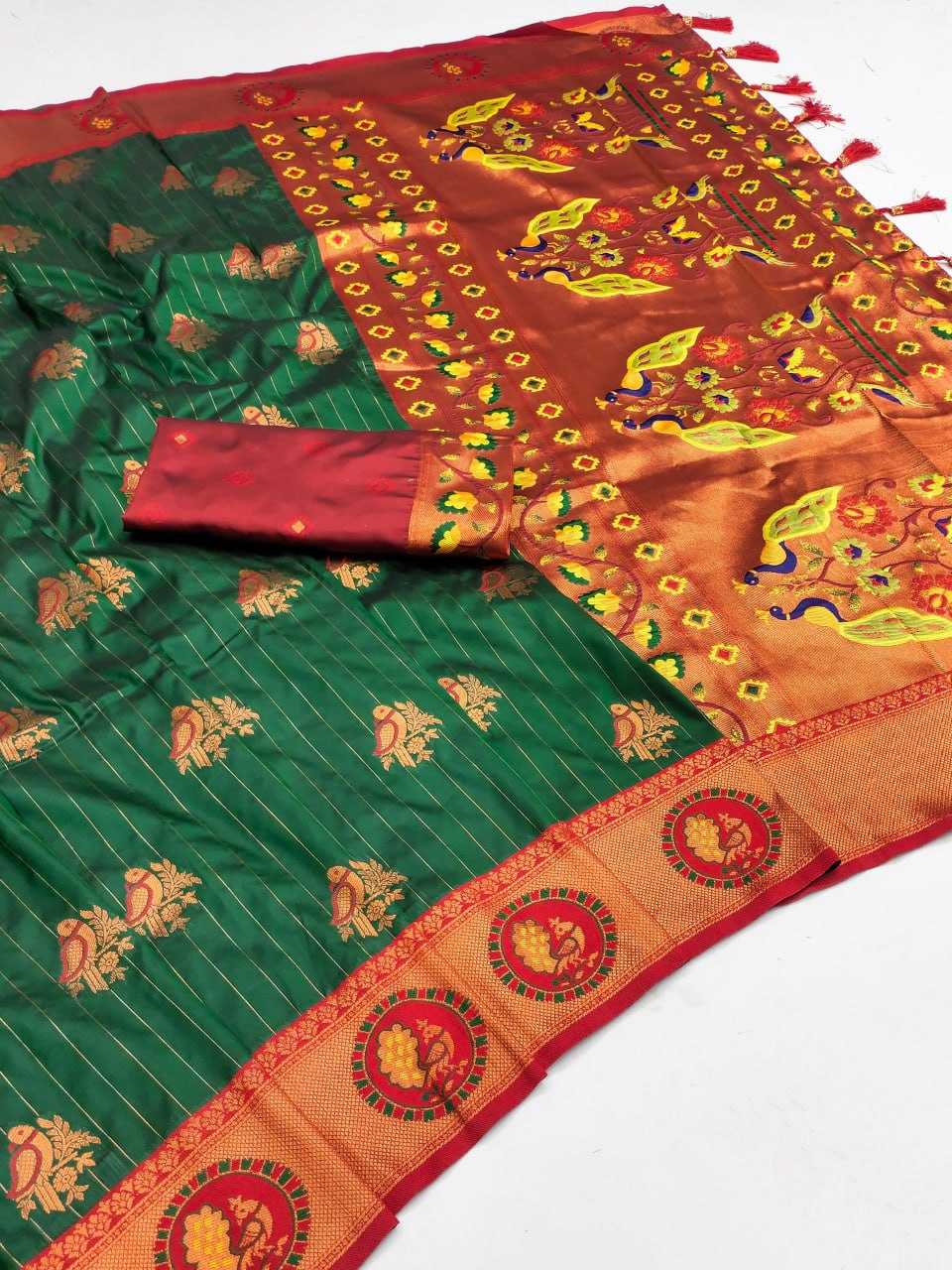 YNF PAITHANI SILK RIN150 ANUPAMAPAITHANI SILK SAREES WHOLESALE PAITHANI SILK SOFT SILK TRADITIONAL SAREES MANUFACTURER