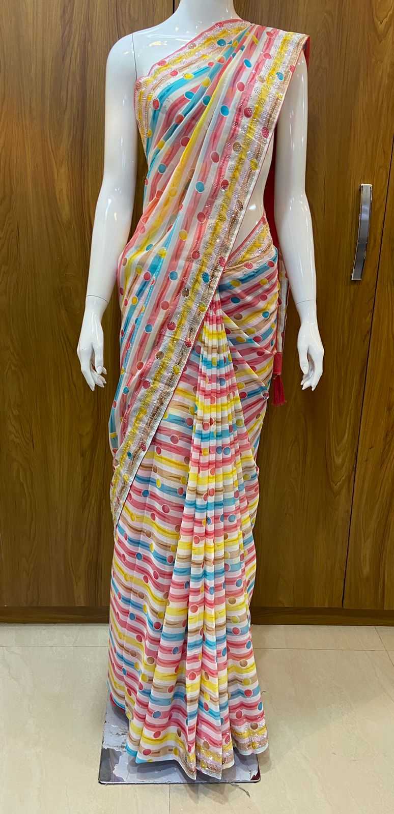 YNF PURE VISCOS RIN109 RBC37 SAREES WHOLESALE PRINTED VISCOSE LADIES SAREES MANUFACTURER