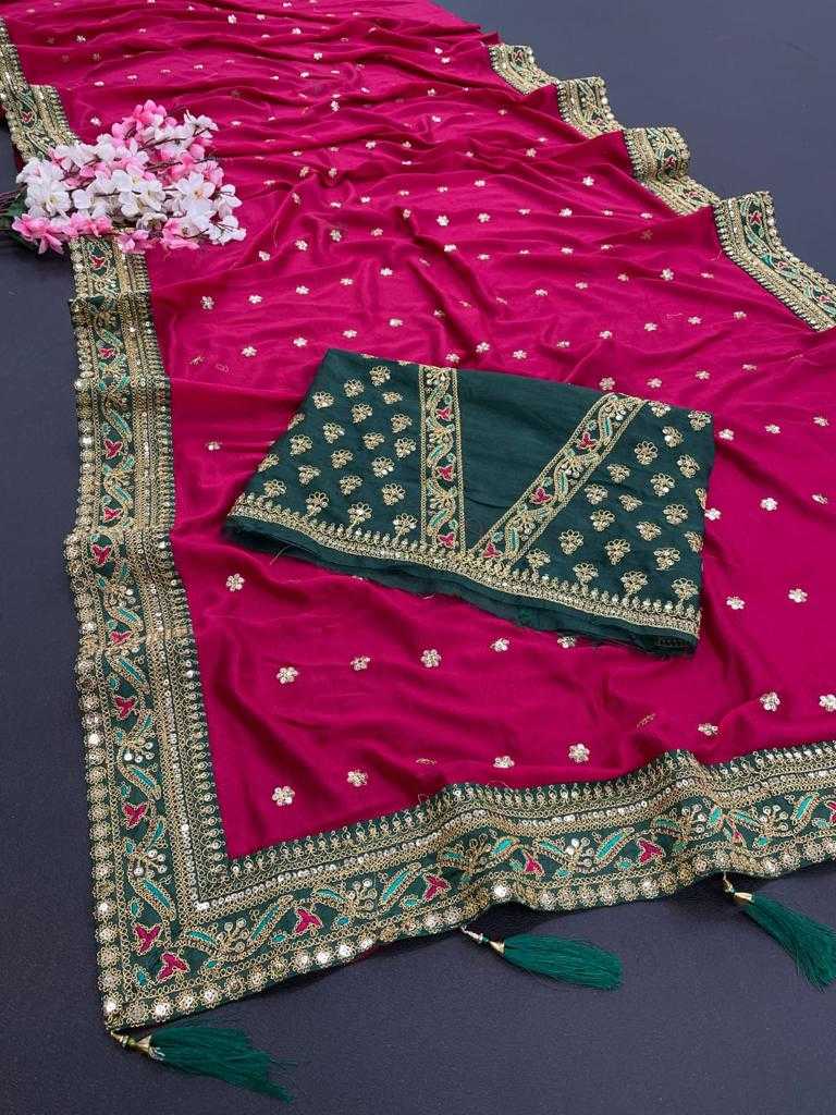 YNF VICHITRA SILK RIN134 71 SAREES WHOLESALE DESIGNER SEQUENCE HEAVY WORK DIWALI COLLECTION KARWA CHAUTH SAREES MANUFACTURER