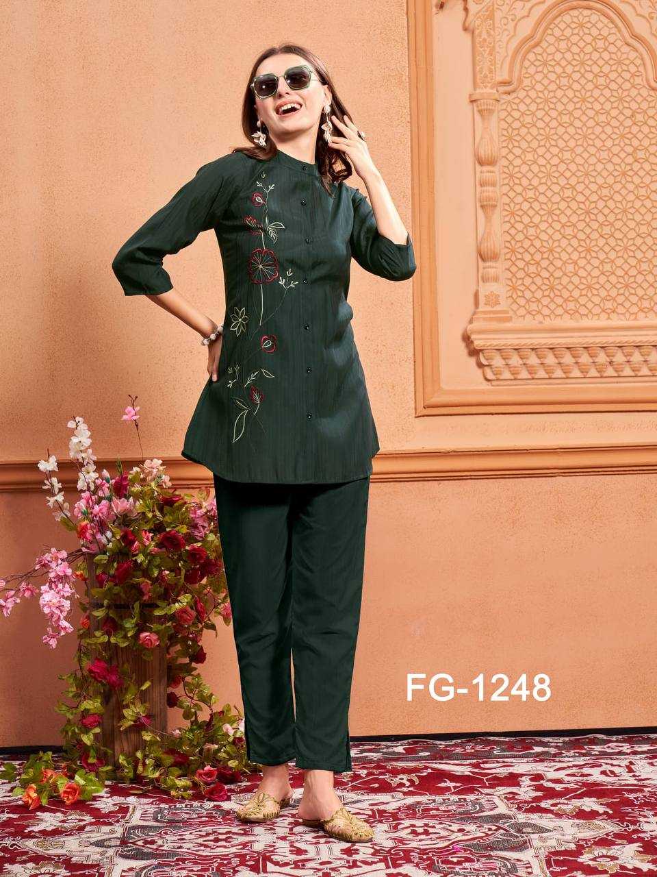 YNF VISCOSE RIN131 GULABO WESTERN WEAR WHOLESALE CO-ORD SET MANUFACTURER