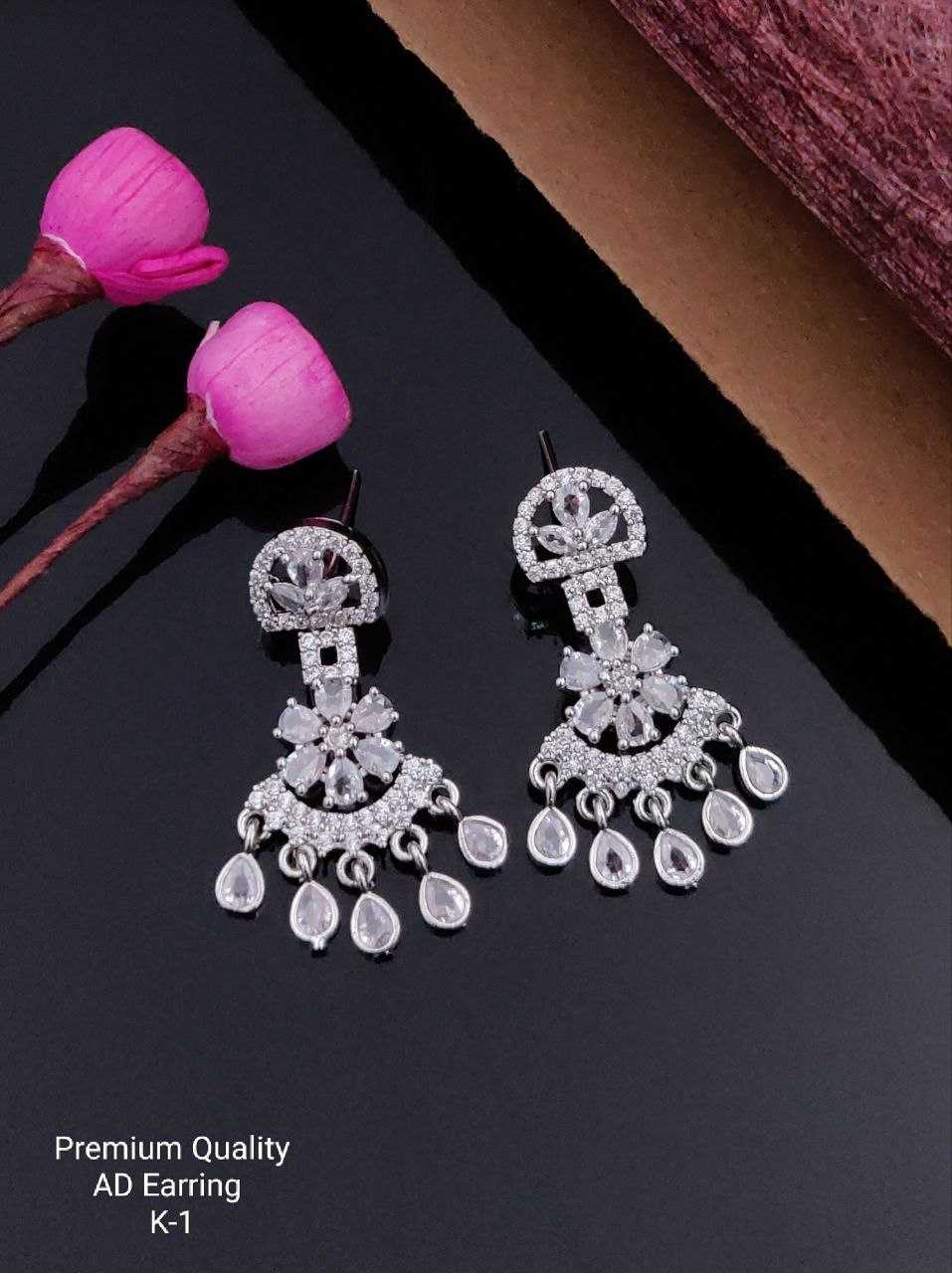 YNF AD DIAMOND KESH193 ROR56 WOMENS JEWELLERY WHOLESALE FANCY EARRINGS AD DIAMOND EARRINGS MANUFACTURER