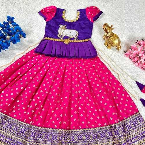 YNF BANGLORI SILK KESH109 RRKT78 KIDS WEAR WHOLESALE KIDS LEGENGAS MANUFACTURER