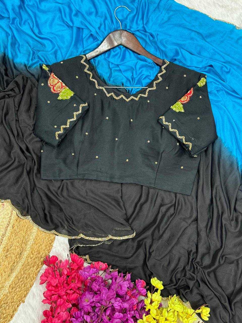 YNF CHINON RIN105 RED SAREES WHOLESALE HALF AND HALF CUTWORK LACE BORDER ZARI BORDER SAEEES MANUFACTURER