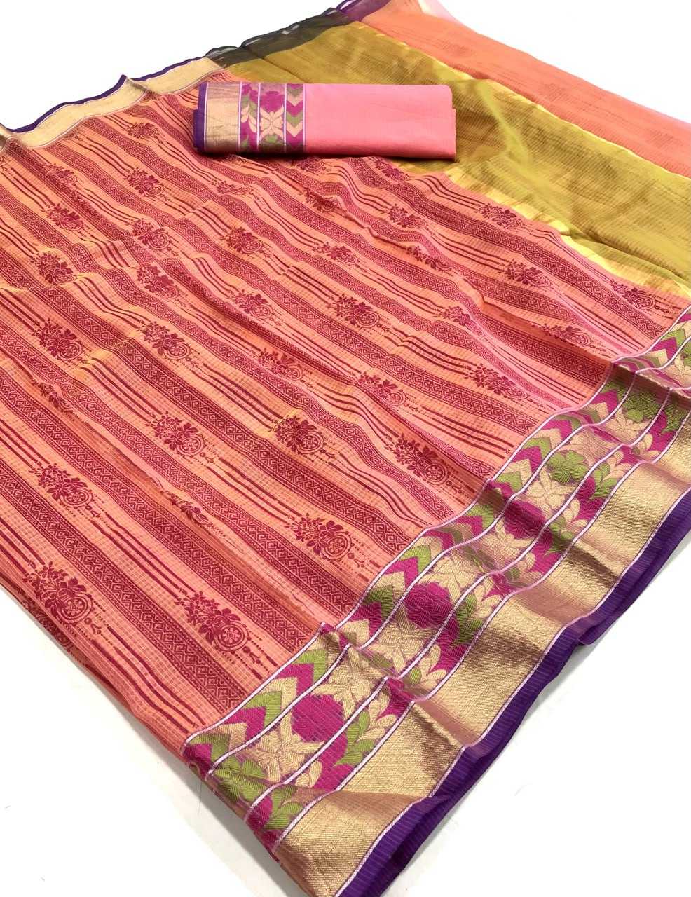 YNF COTTON KESH167 VAARI SAREES WHOLESALE PRINTED COTTON LINEN LADIES SAREES MANUFACTURER