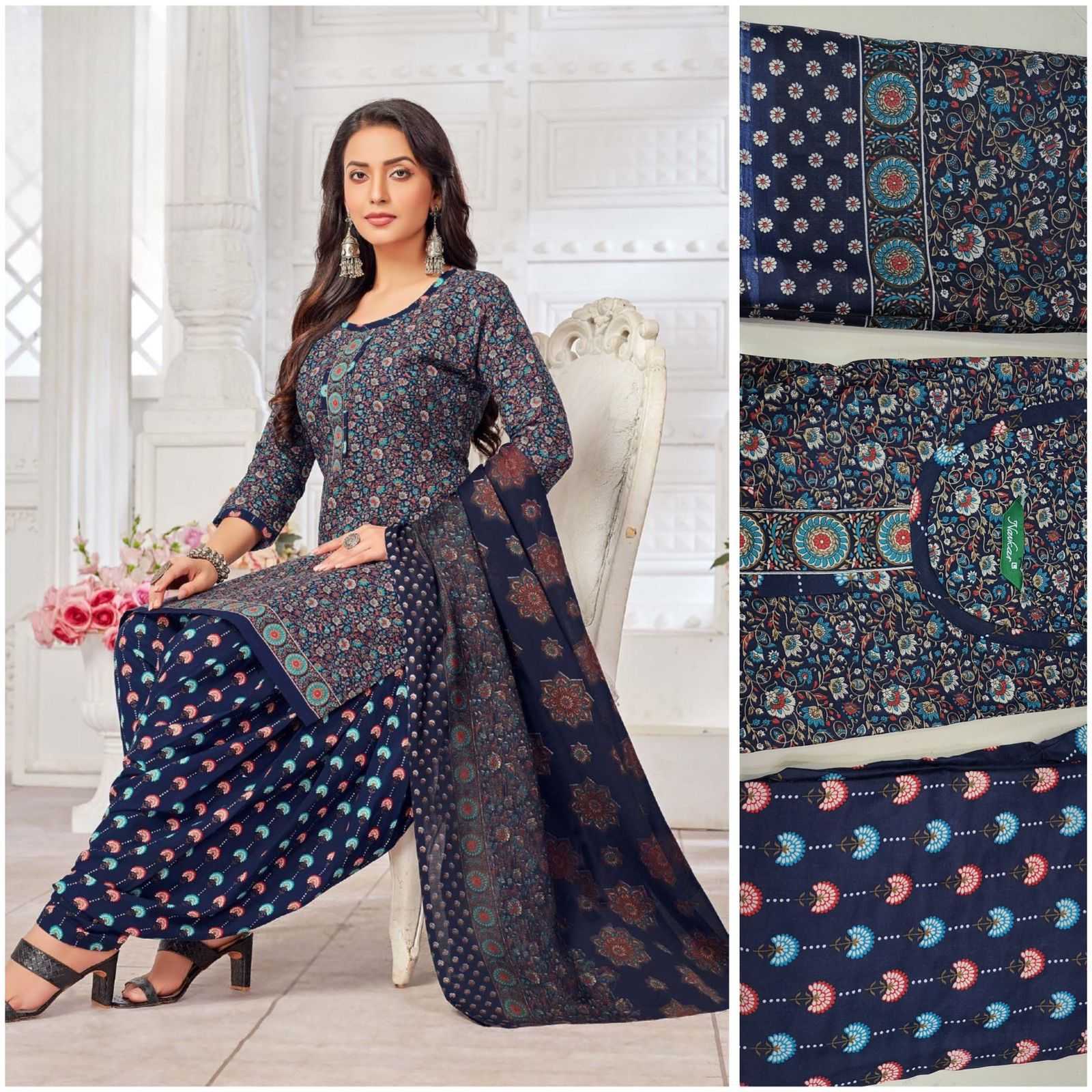 YNF COTTON KESH175 SINDOOR SUITS & DRESSES  WHOLESALE PRINTED COTTON PUNJABI LADIES SALWAR PATIALA LADIES SUITS MANUFACTURER