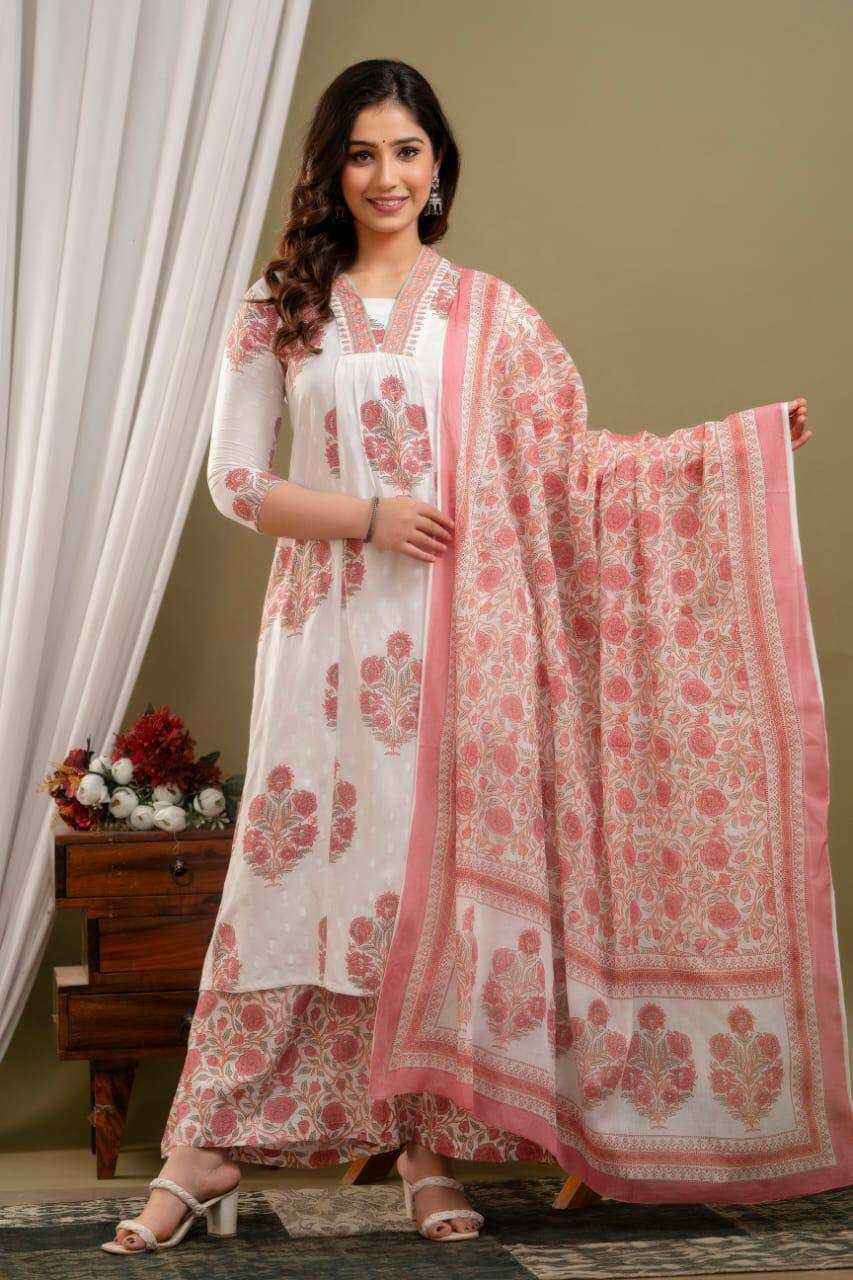 YNF COTTON KESH211 LDY01 SUITS & DRESSES WHOLESALE PRINTED COTTON PALAZZO WHITE SALWAR SUITS MANUFACTURER