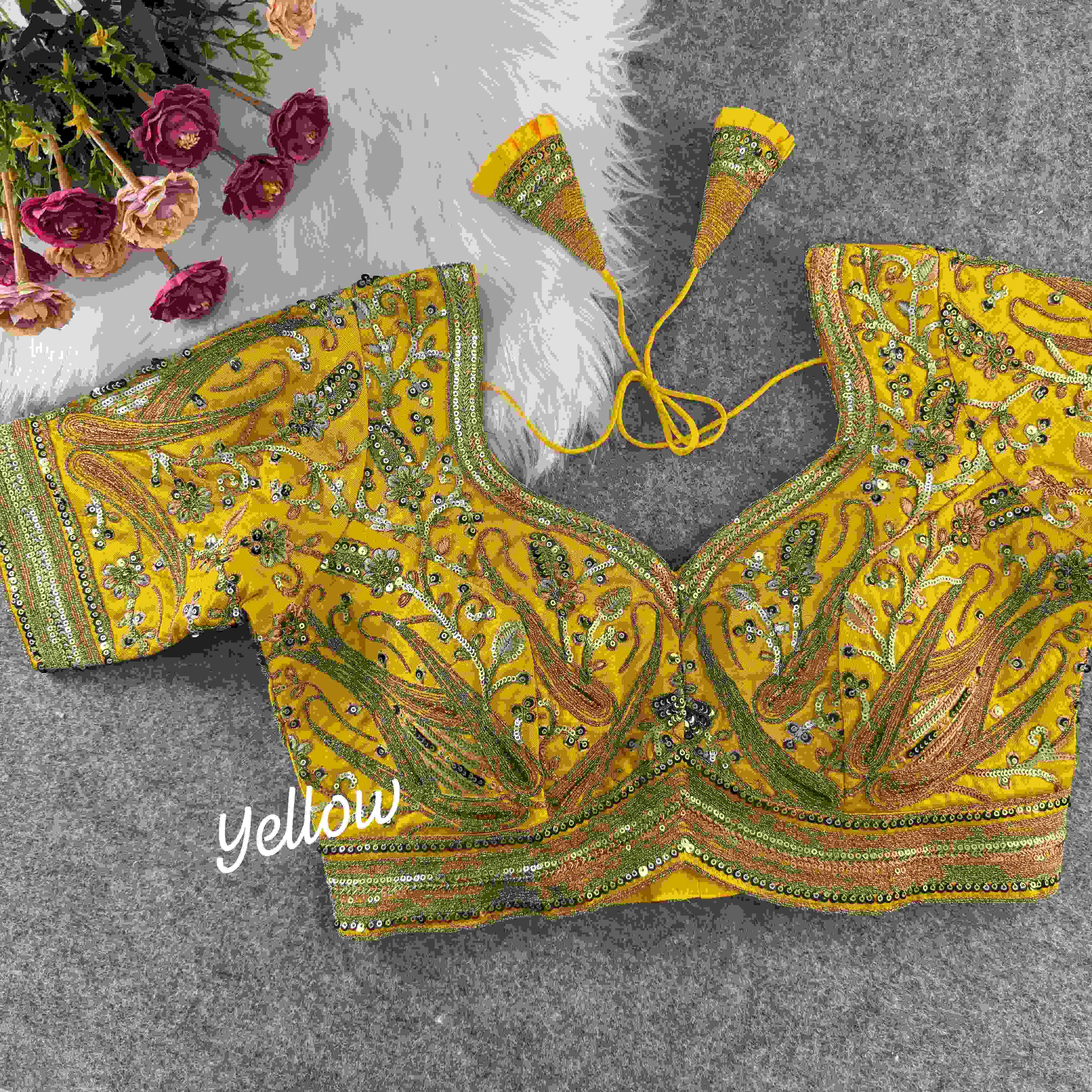 YNF HEAVY SILK KESH111 RRK27 READYMADE BLOUSE WHOLESALE EMBROIDERY DESIGNER PARTY WEAR  BLOUSE MANUFACTURER