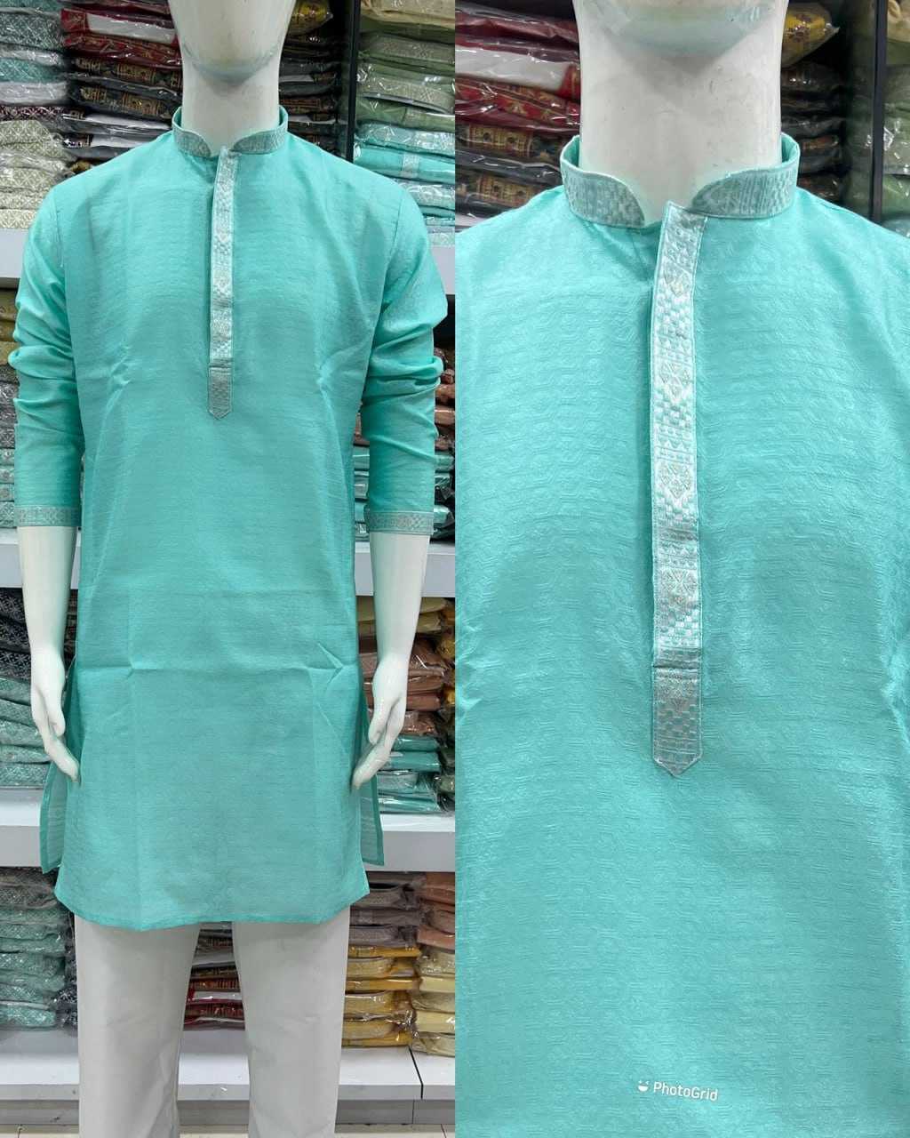 YNF JACQUARD INL  242 MENS WEAR WHOLESALE MENS KURTA MANUFACTURER