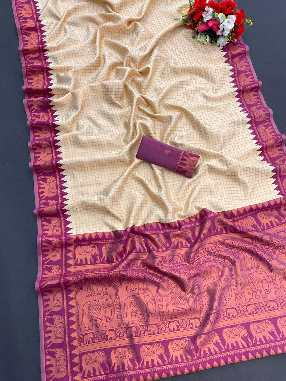 YNF KANJIVARAM SILK KESH161 Rashmika 1 SILK SAREES WHOLESALE SOFT SILK TRADITIONAL KANJEEVARAM SOUTH INDIAN SILK SAREES MANUFACTURER