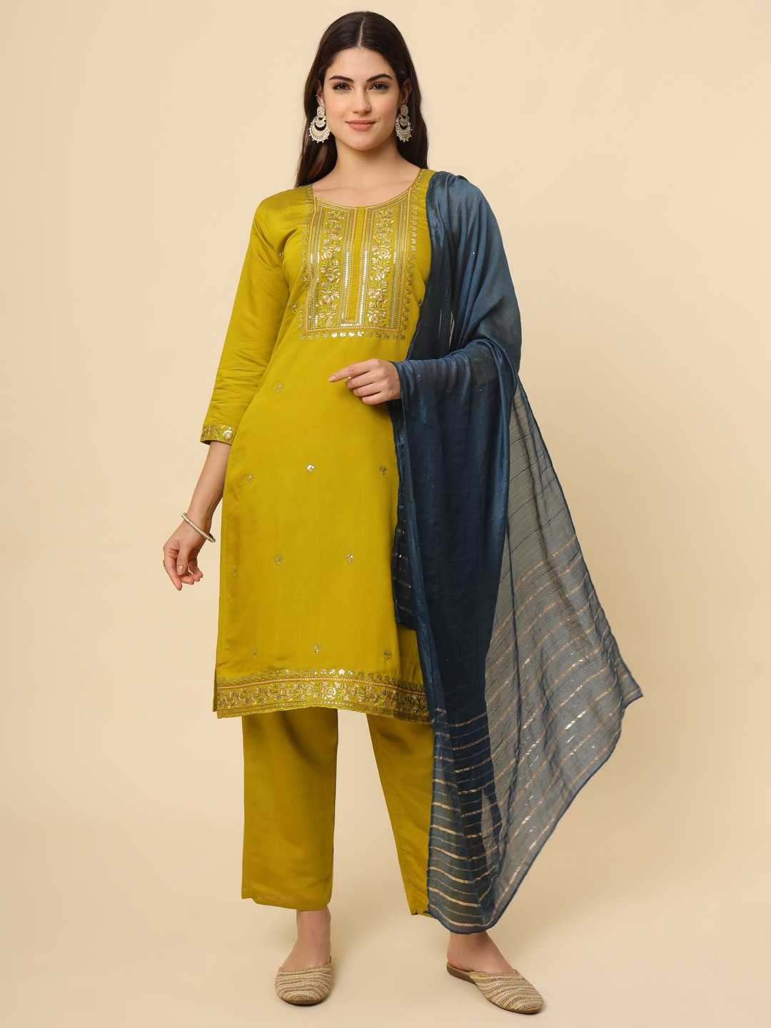 YNF MUSLIN SILK RIN188 Campa SUITS & DRESSES WHOLESALE EMBROIDERED LADIES SILK PARTY WEAR LONG KURTIS SUITS MANUFACTURER