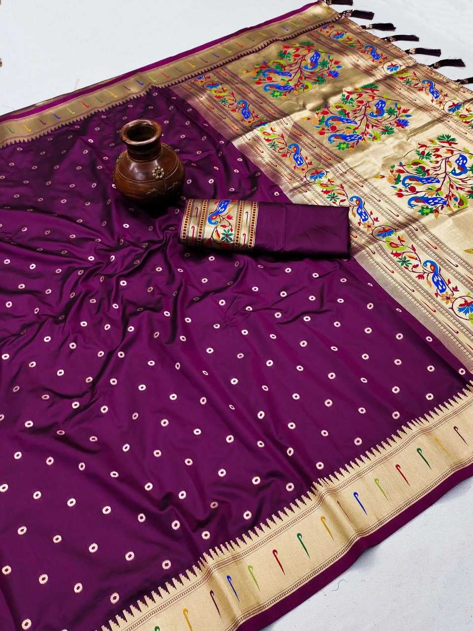 YNF PAITHANI SILK RIN150 211 SILK SAREES WHOLESALE PAITHANI SOFT SILK TRADITIONAL SAREES MANUFACTURER