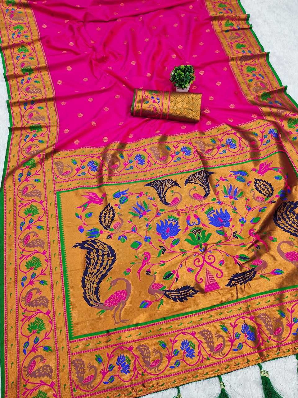 YNF PAITHANI SILK RIN150 Anupama SILK SAREES WHOLESALE PAITHANI SOFT SILK TRADITIONAL SAREES MANUFACTURER