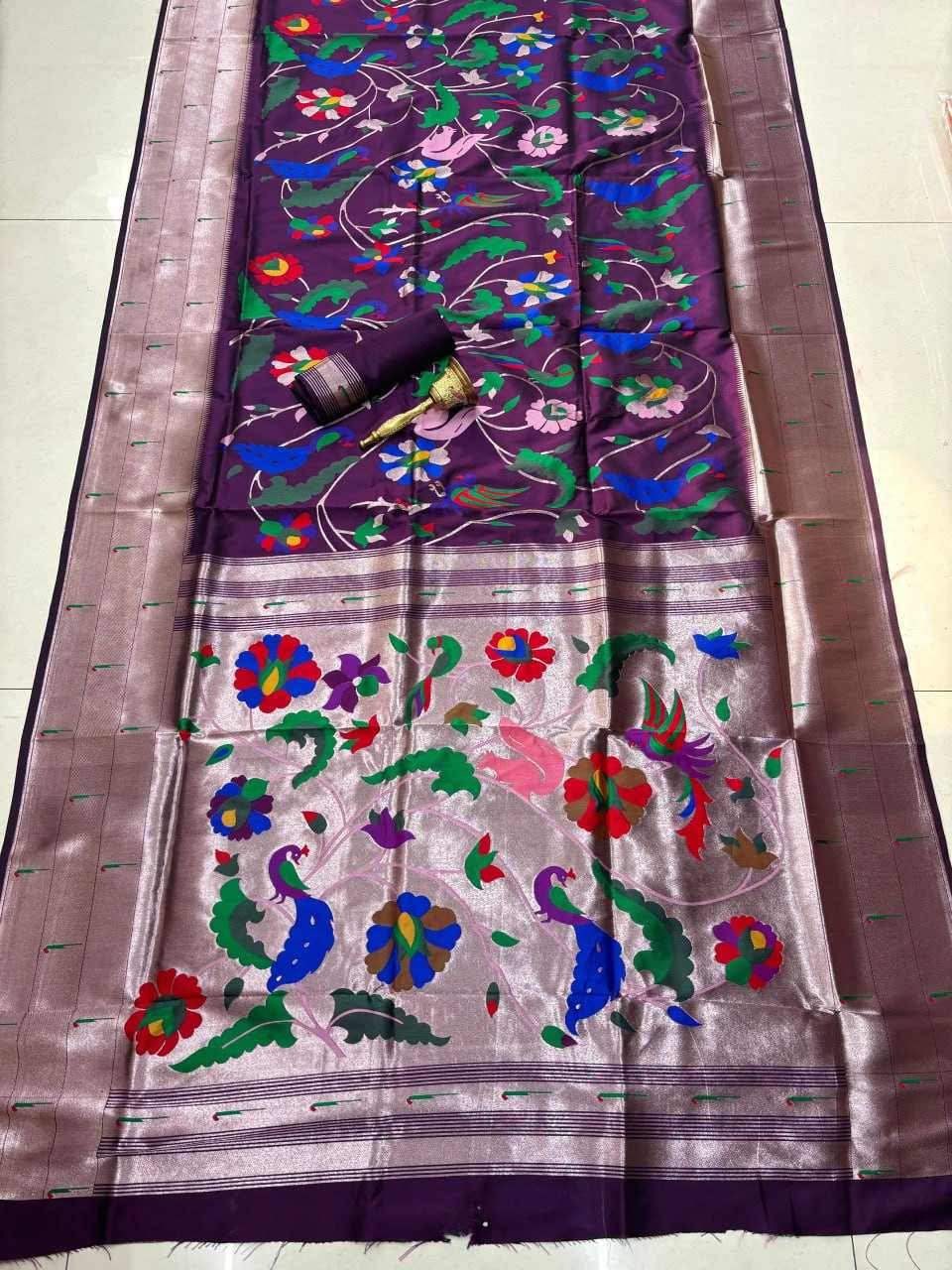 YNF PAITHANI SILK RIN193 APN20 SILK SAREES WHOLESALE PAITHANI SILK TRADITIONAL SOFT SILK PRINTED SILK SAREES MANUFACTURER