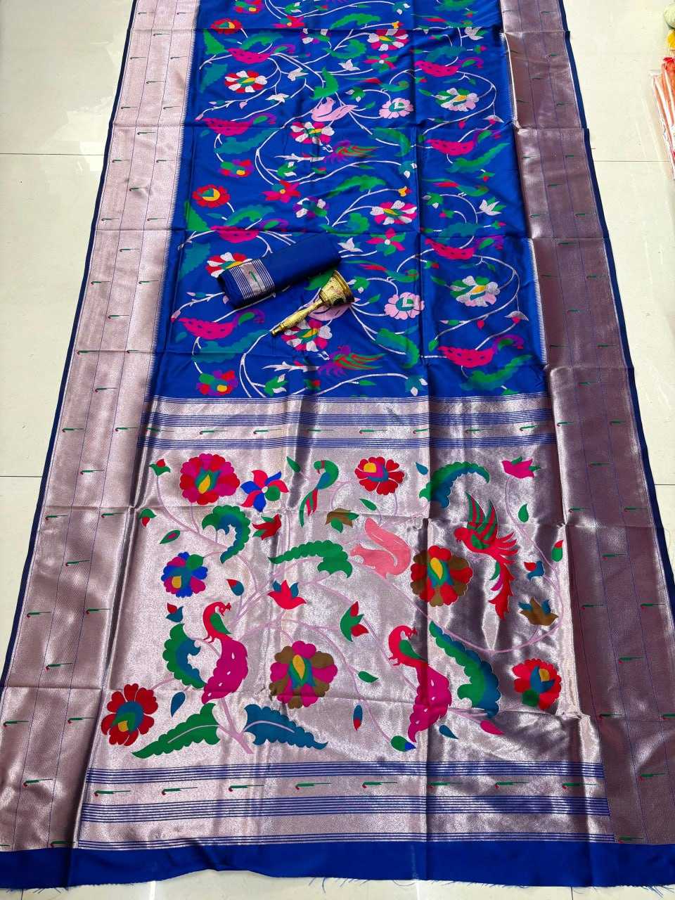 YNF PAITHANI SILK RIN193 APN20 SILK SAREES WHOLESALE PAITHANI SILK TRADITIONAL SOFT SILK PRINTED SILK SAREES MANUFACTURER