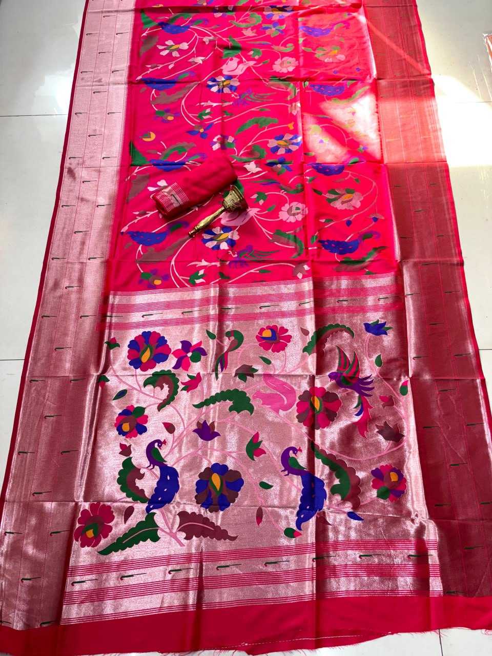 YNF PAITHANI SILK RIN193 APN20 SILK SAREES WHOLESALE PAITHANI SILK TRADITIONAL SOFT SILK PRINTED SILK SAREES MANUFACTURER