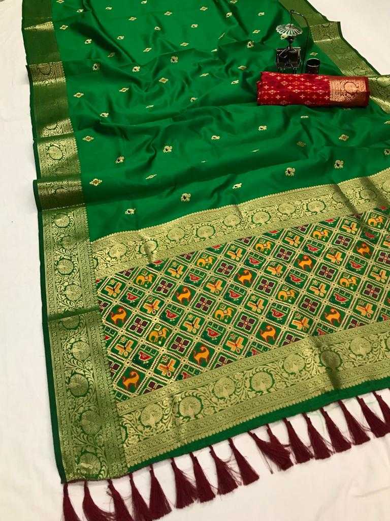 YNF PATOLA SILK KESH182 SELTOS SILK SAREES WHOLESALE SOFT SILK TRADITIONAL SILK PATOLA KANCHIPURAM SILK PURE SILK SAREES WITH GOLD BORDER MANUFACTURER