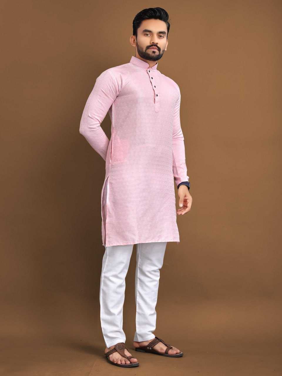 YNF PURE SOFT RIN111 POSHAK MENS WEAR WHOLESALE MENS KURTA PYJAMA MANUFACTURER