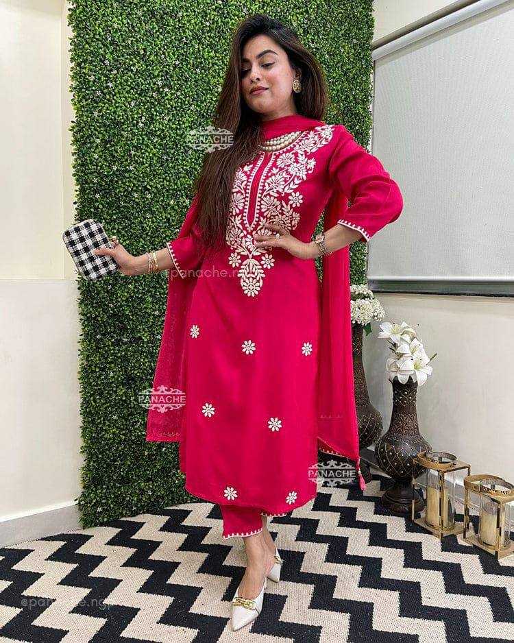 YNF RAYON KESH211 LDY22 SUITS & DRESSES WHOLESALE LADIES EMBROIDERED PARTY WEAR SUITS MANUFACTURER