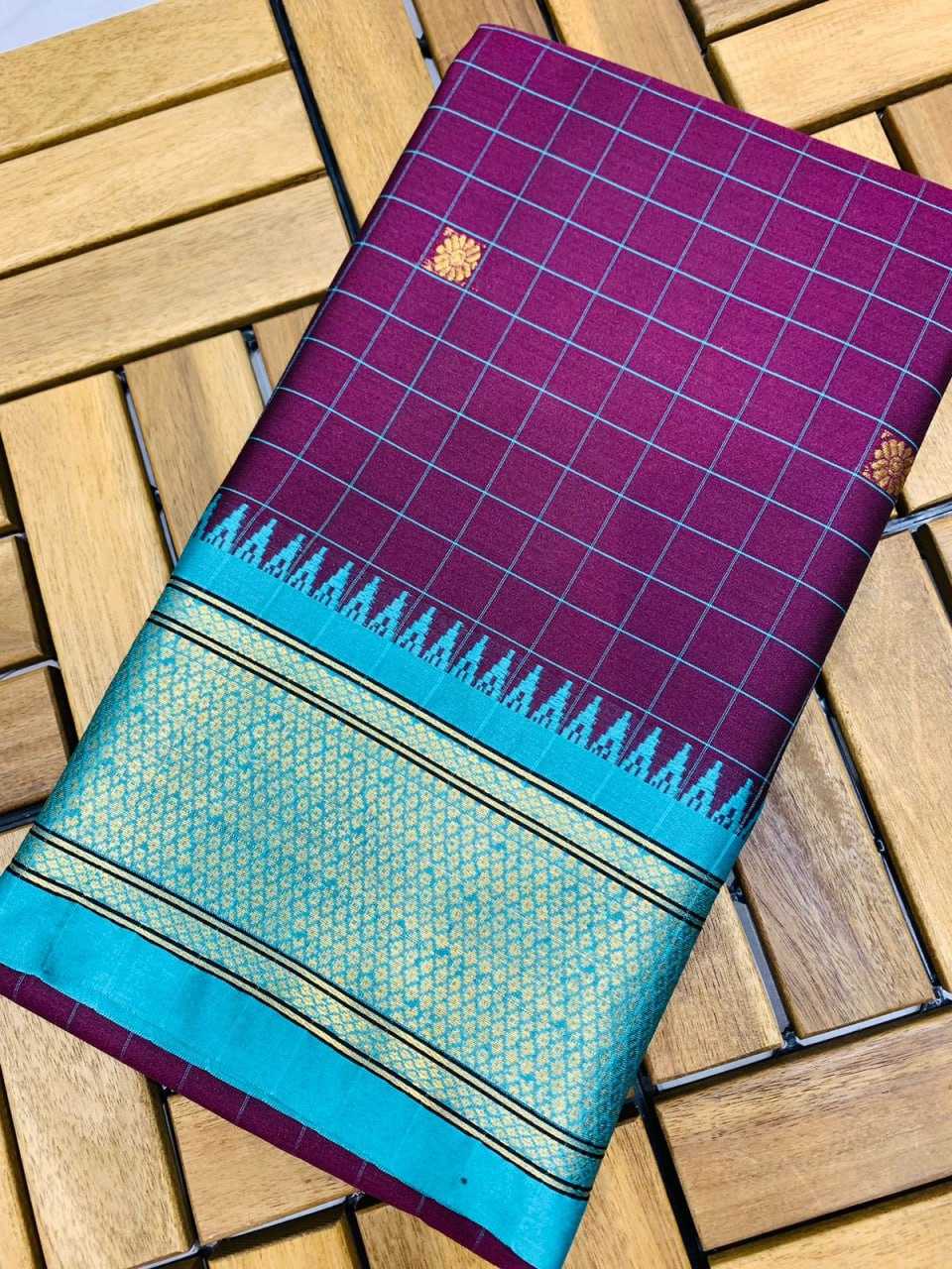 YNF SILK COTTON KESH160 Checks paithani SILK SAREES WHOLESALE SOFT SILK SOUTH INDAIN TRADITIONAL SAREES MANUFACTURER