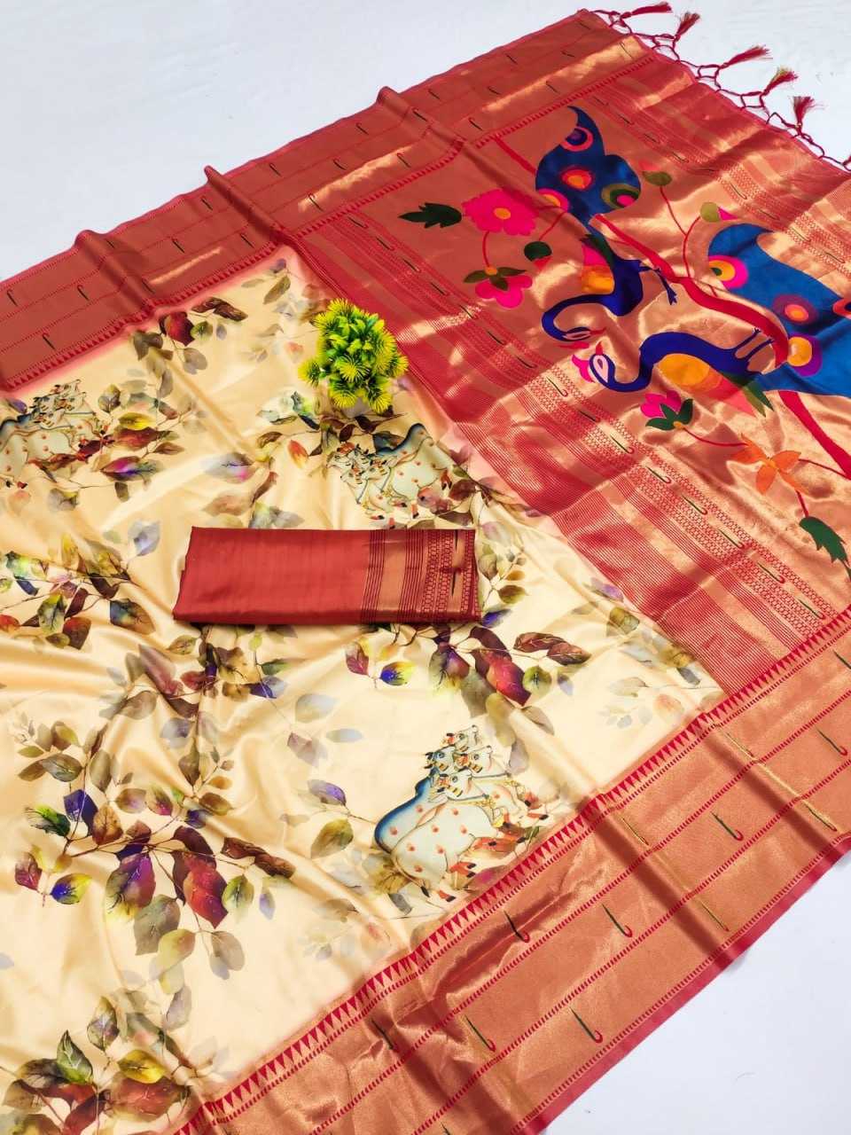 YNF SOFT SILK KESH203 MTW21 SILK SAREES WHOLESALE PAITHANI SOFT SILK PRINTED SILK PURE SILK SAREES MANUFACTURER