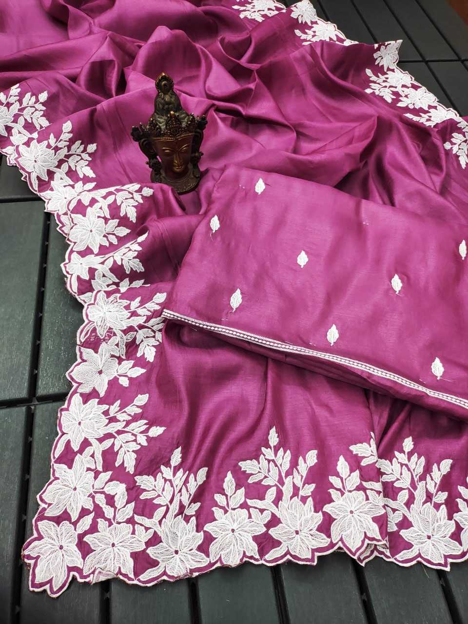 YNF TUSSAR SILK RIN118 RGK88 SILK SAREES WHOLESALE TUSSAR SILK SOFT SILK EMBROIDERED SILK SAREES MANUFACTURER