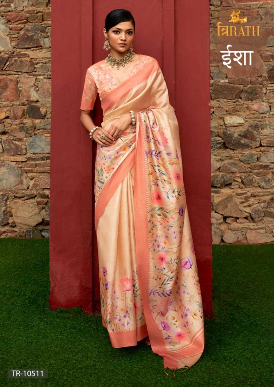 YNF ART SILK KESH113 Isha CLOTHING BRANDS WHOLESALE TRIRATH SAREES MANUFACTURER