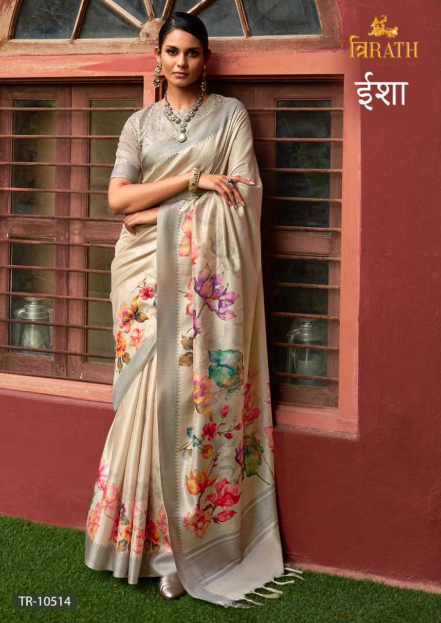 YNF ART SILK KESH113 Isha CLOTHING BRANDS WHOLESALE TRIRATH SAREES MANUFACTURER