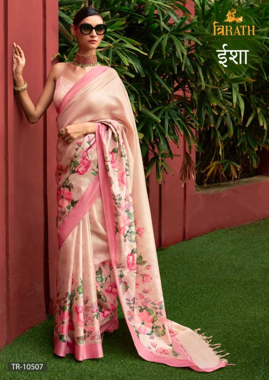 YNF ART SILK KESH113 Isha CLOTHING BRANDS WHOLESALE TRIRATH SAREES MANUFACTURER