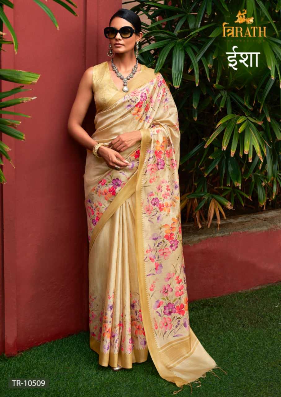 YNF ART SILK KESH113 Isha CLOTHING BRANDS WHOLESALE TRIRATH SAREES MANUFACTURER