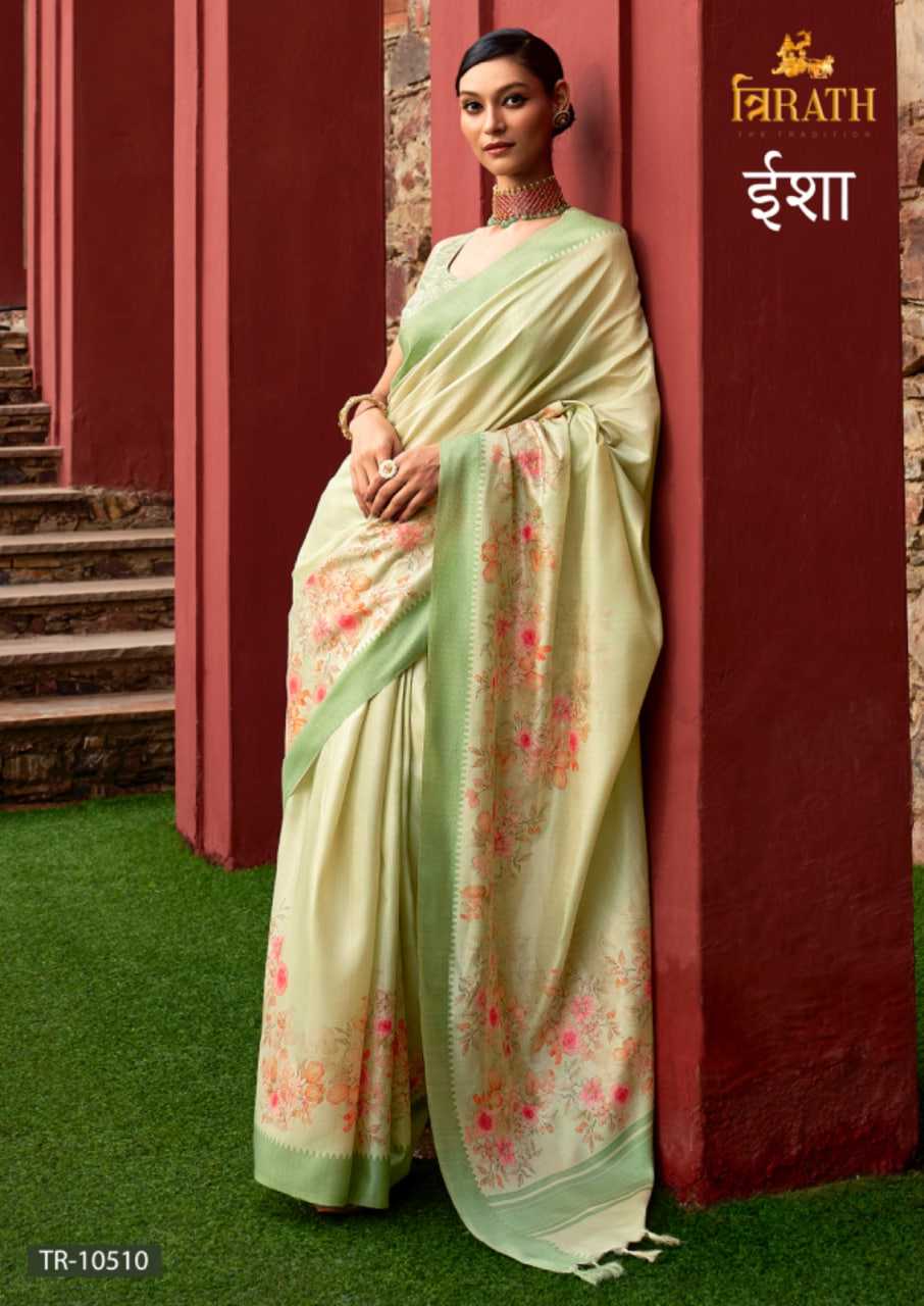 YNF ART SILK KESH113 Isha CLOTHING BRANDS WHOLESALE TRIRATH SAREES MANUFACTURER