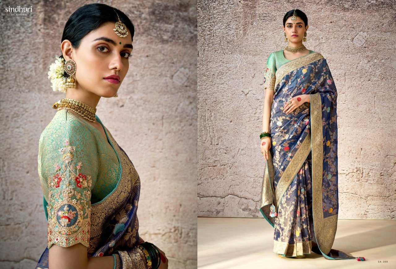 YNF BANARASI SOFT SILK KESH113 Kashi CLOTHING BRANDS WHOLESALE KIMORA SAREES MANUFACTURER