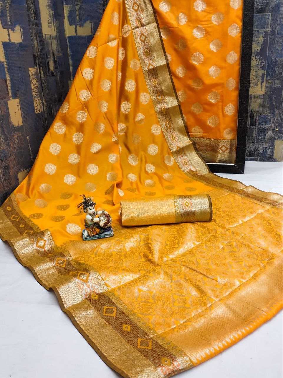 YNF BANARASI SOFT SILK KESH170  GUNJAN SILK SAREES WHOLESALE BANARASI SILK SOFT SILK ZARI BORDER SILK SAREES MANUFACTURER