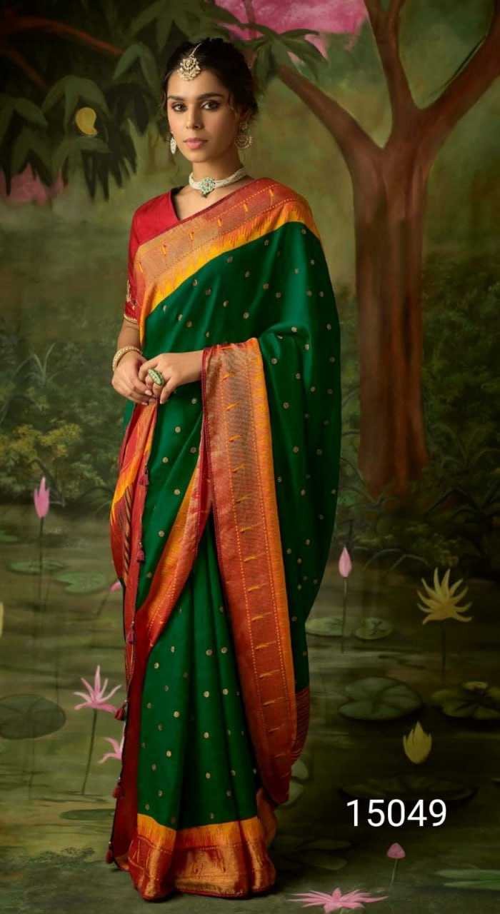 YNF BRASSO SILK KIMORA KESH235 Meera Vol 3 CLOTHING BRANDS WHOLESALE SAREES MANUFACTURER