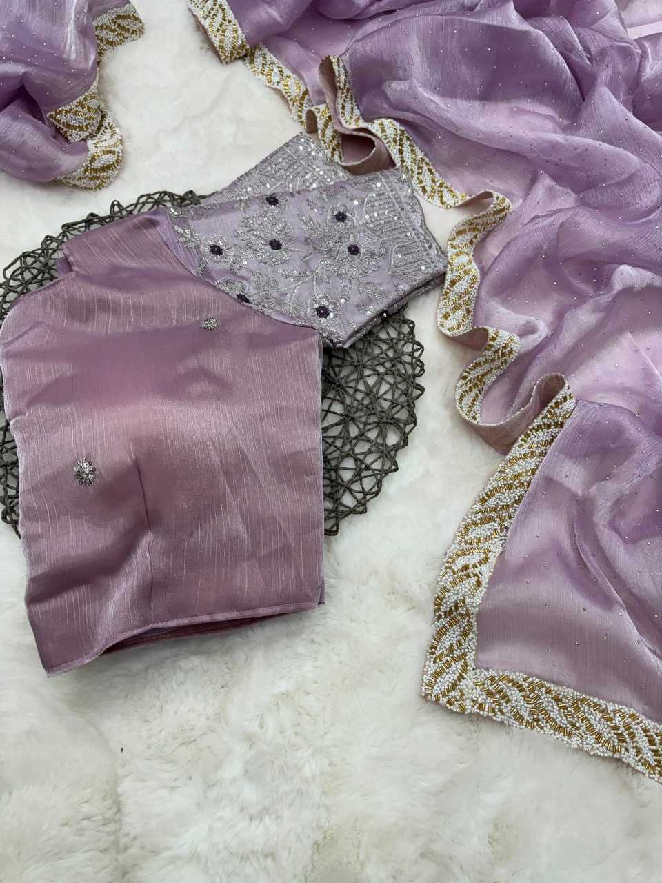 YNF BURBERY SILK KESH221 PTF02 SAREES WHOLESALE PARTY WEAR SILK SEQUINS WORK SAREES MANUFACTURER