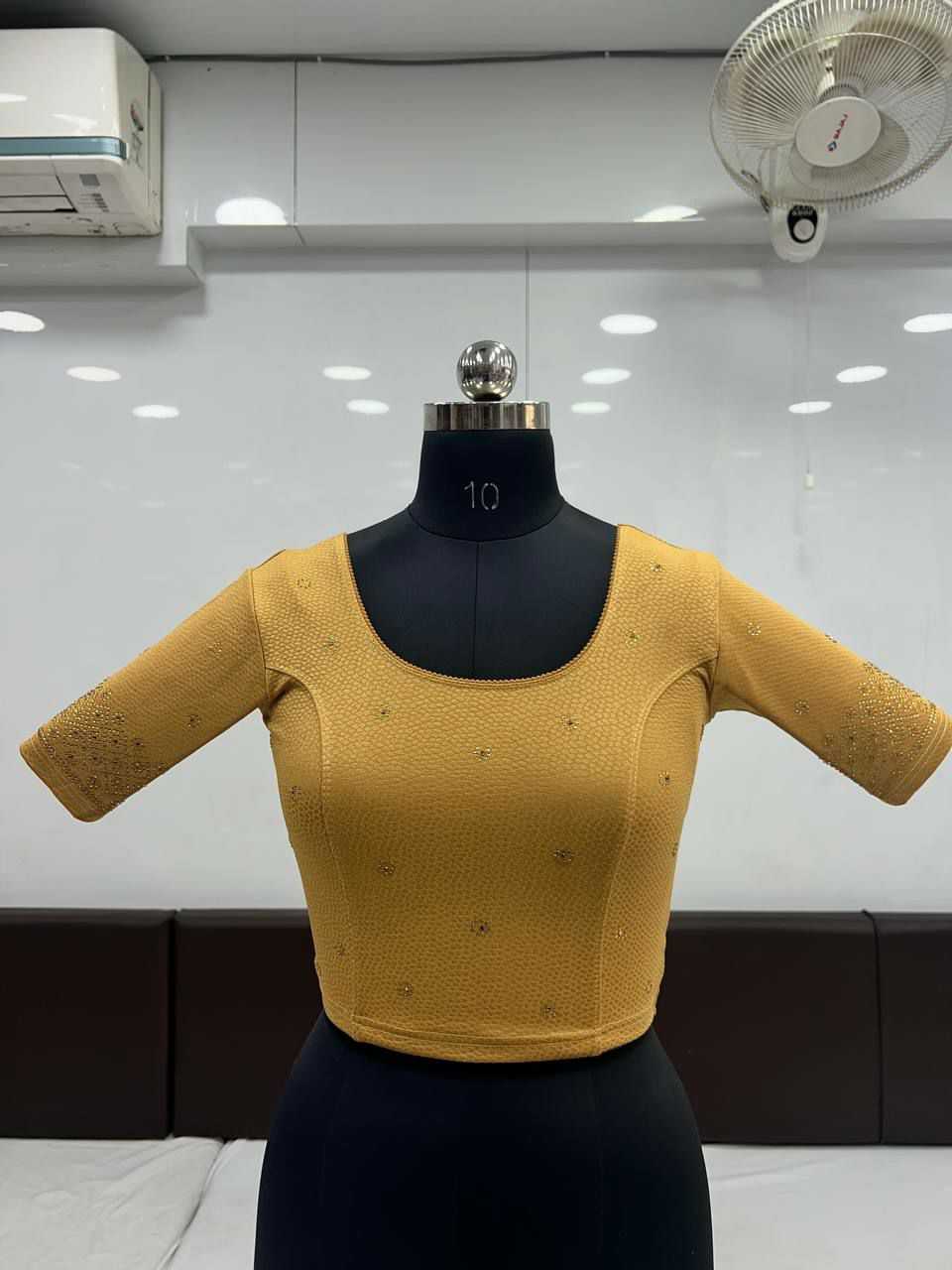 YNF COTTON LYCRA KESH231 JAYA READYAMDE BLOUSE WHOLESALE  STRETCHABLE COTTON BLOUSE MANUFACTURER