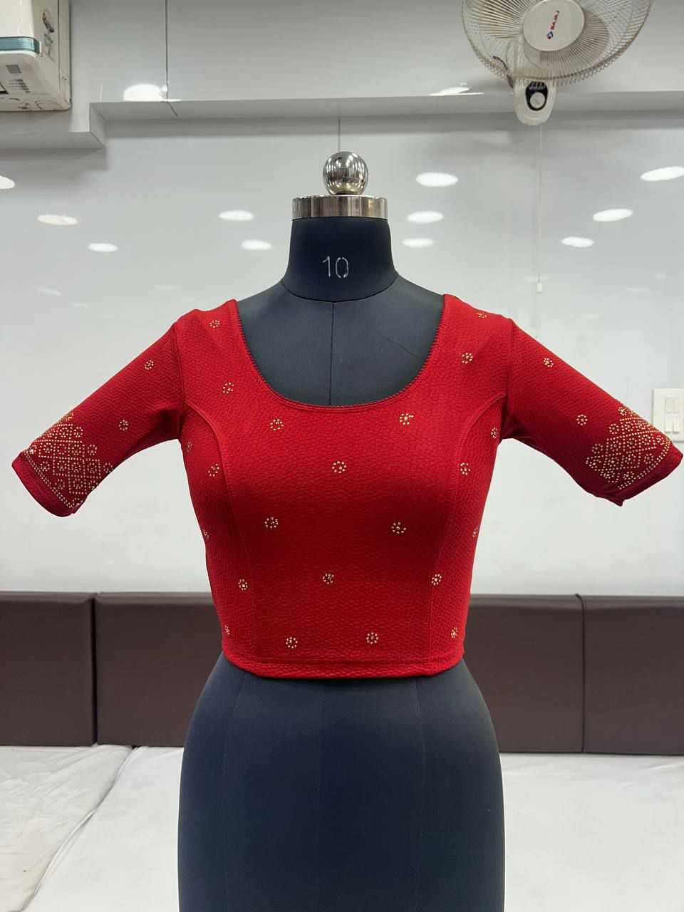 YNF COTTON LYCRA KESH231 JAYA READYAMDE BLOUSE WHOLESALE  STRETCHABLE COTTON BLOUSE MANUFACTURER