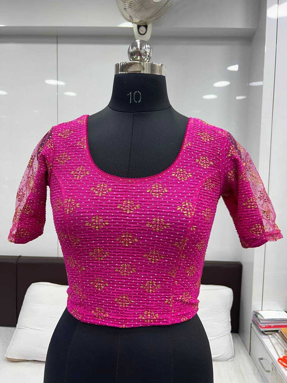 YNF CRUSH KESH231 DRISHTI READYMADE BLOUSE WHOLESALE PRINTED STRETCHABLE BLOUSE MANUFACTURER