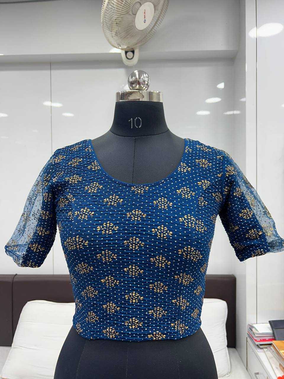 YNF CRUSH KESH231 DRISHTI READYMADE BLOUSE WHOLESALE PRINTED STRETCHABLE BLOUSE MANUFACTURER