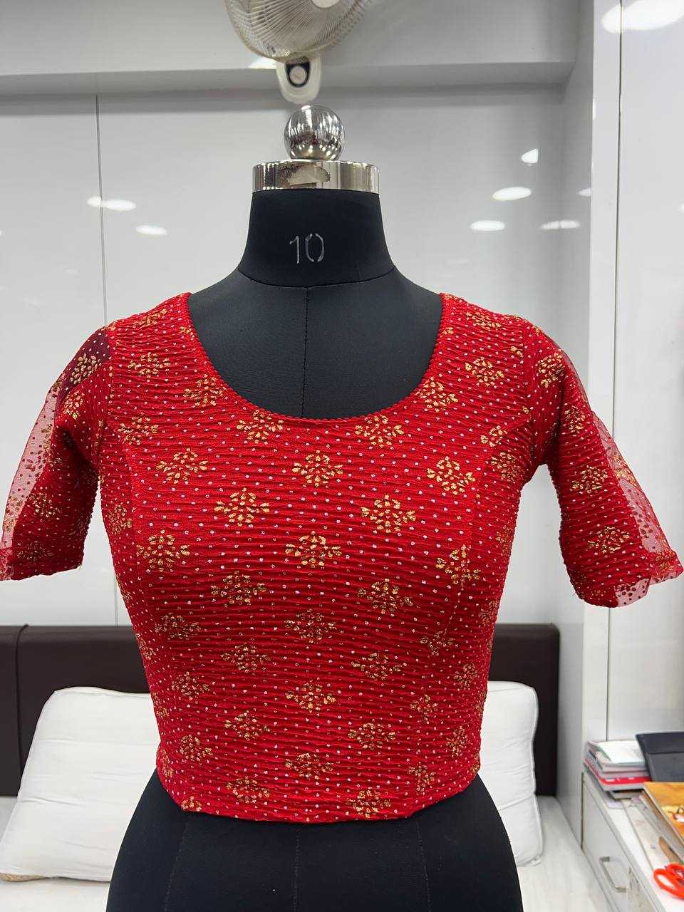 YNF CRUSH KESH231 DRISHTI READYMADE BLOUSE WHOLESALE PRINTED STRETCHABLE BLOUSE MANUFACTURER