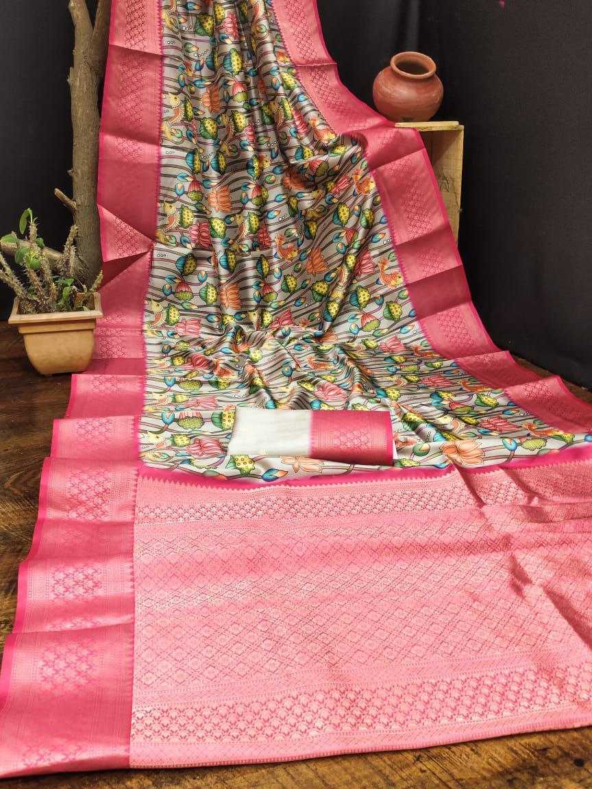 YNF LICHI SILK KESH183 Flying Fish SILK SAREES WHOLESALE SOFT SILK PRINTED SILK PURE SILK ZARI BORDER SILK SAREES MANUFACTURER