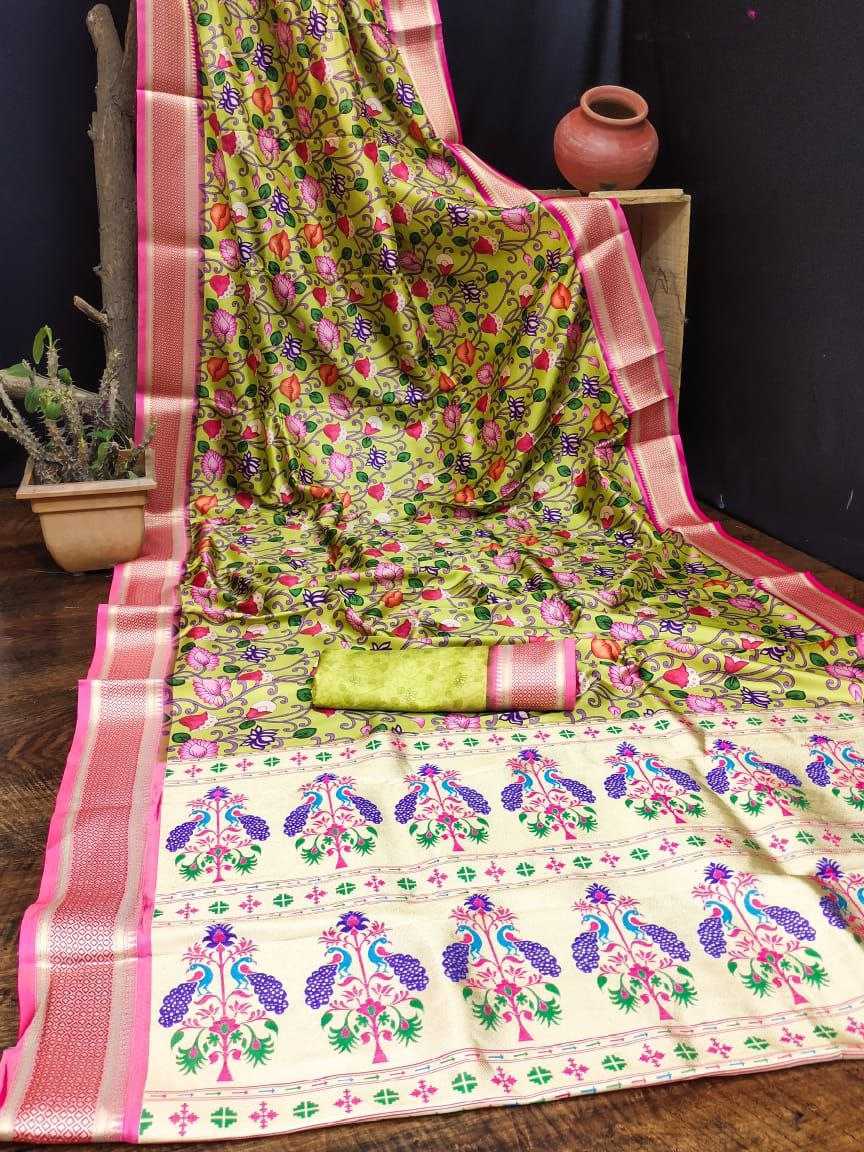 YNF LICHI SILK KESH183 SAJNI SILK SAREES WHOLESALE BANARASI SILK PAITHANI SOFT SILK PRINTED SILK PURE SILK SAREES MANUFACTURER